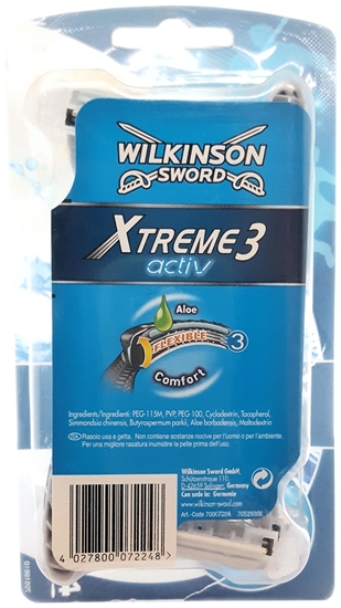 Picture of P-Wilkinson Sword Xtreme3 Activ Tıraş Bıçağı 3+1'li