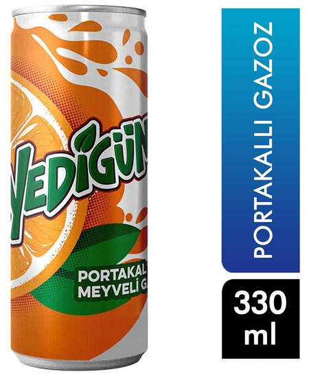 Yedigün Portakallı Meyveli Gazoz 330 ml,Yedigün,Yedigün 330 ml,içecek çeşitleri,içecekler,gazlı içecekler,soğuk içecekler,gıda ürünleri,içecek fiyatları,içecek çeşitleri,toptan satın al,toptantr,toptan mağazacılık,toptan gıda