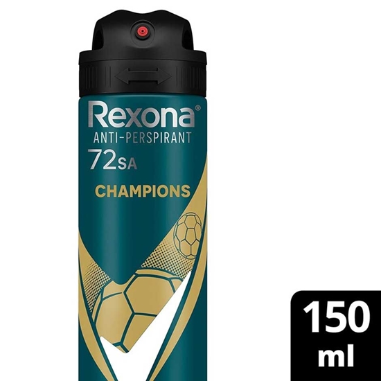 rexona, erkek deodorant, rexona Champions, toptan deodorant, toptan kozmetik, 150 ml deodorant