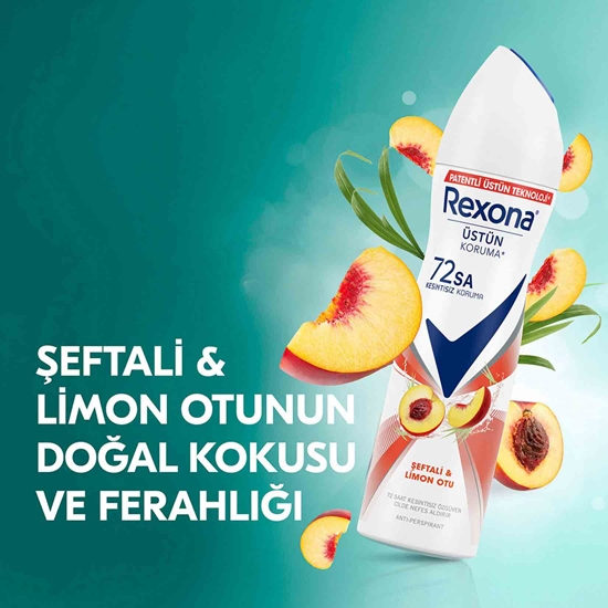 Rexona,Rexona Deodorant 150 ml Kadın Şeftali ve Limon Otu,deodorant,sprey,kozmetik ürünleri,doedorant fiyatları,doedorant çeşitleri,rexona deodorant fiyatları,toptan kozmetik,toptan satın al,toptantr,toptan mağazacılık