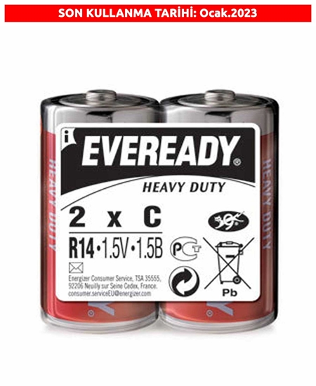 Picture of Eveready C HD 2'li Poşet Orta Boy Pil