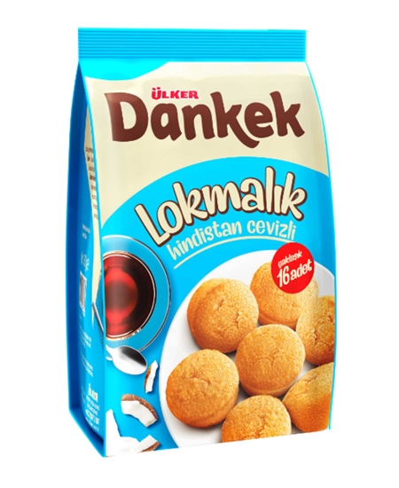 Picture of ÜLKER DANKEK LOKMALIK HİNDİSTAN CEVİZLİ 160 gr 8 li