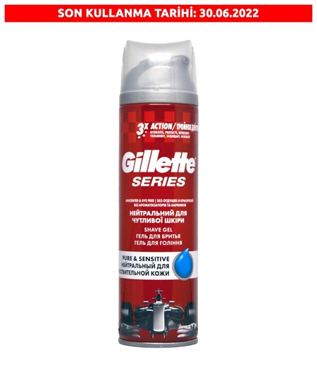 Picture of Gillette Series Pure & Sensitive Shaving Gel 200 ml