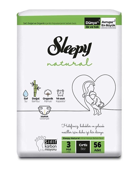 Picture of Sleepy Natural Bebek Bezi No:3 56'lı Midi Jumbo