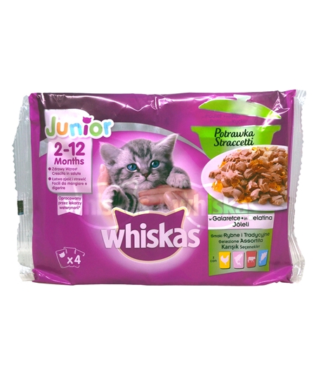 Picture of Whiskas Pouch Yavru Kedi Maması Karışık Güveç 85 gr X 4'lü Paket