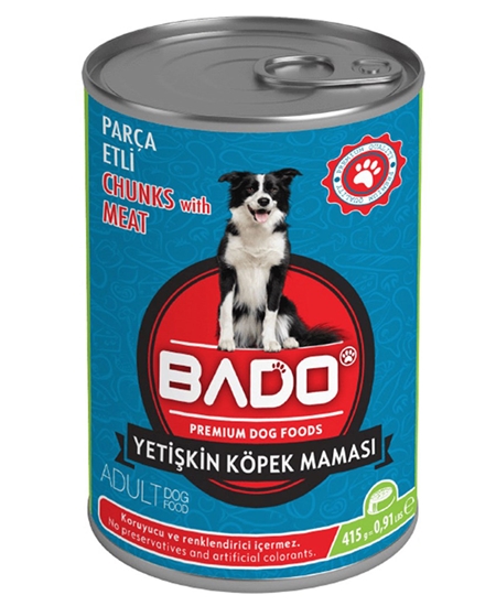 Picture of Bado Yetişkin Yaş Köpek Maması 415 gr Etli