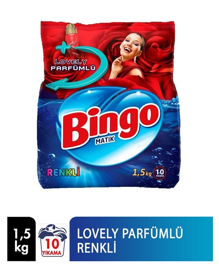 Picture of Bingo Matic Laundry Powder Detergent 1,5 kg Lovely