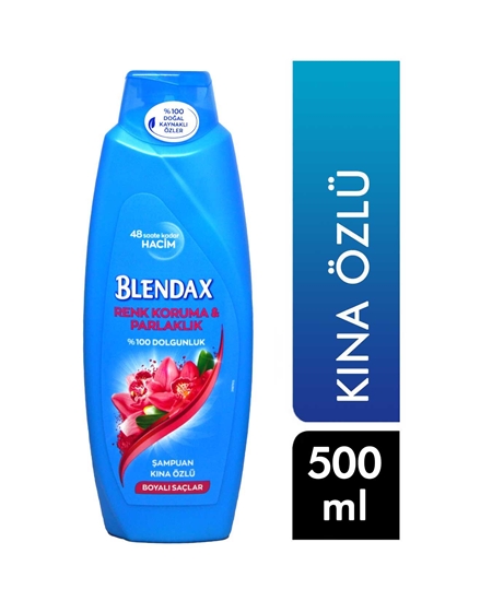 Picture of BLENDAX ŞAMPUAN 500ML*12 Kına Özlü Boyalı Saçlar