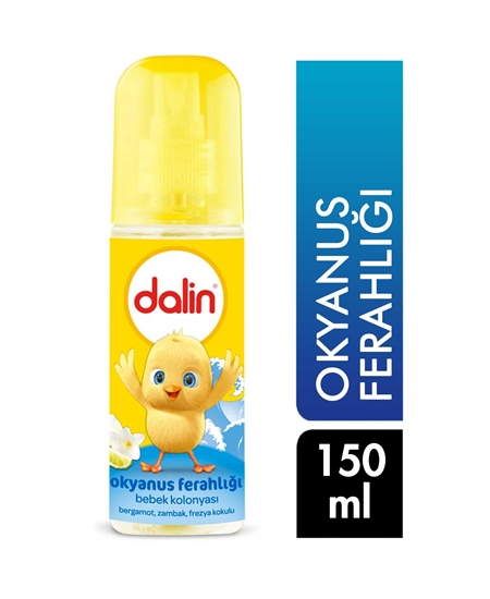 dalin, bebek kolonyası, bebekler için kolonya, bebek kolonyası fiyatları, bebek kolonyası satın al, toptan bebek kolonyası, 150 ml bebek kolonyası, 150 ml okyanus ferahlığı dalin