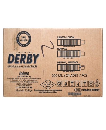 Derby, tıraş kremi, tıraş köpüğü, tıraş jeli, nemlendirici tıraş köpüğü, mentollü tıraş köpüğü, Derby tıraş köpüğü 200 ml satın al, Derby tıraş köpüğü 200 ml fiyat