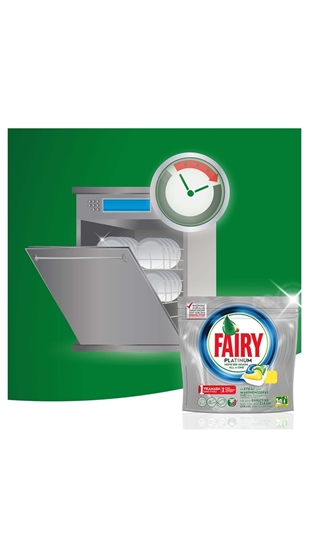 Picture of Fairy Dishwasher Tabs 43's Platinum - Lemon