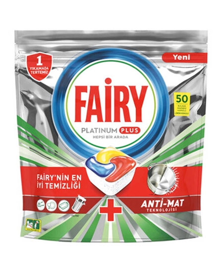 Picture of Fairy Dishwasher Detergent Capsule Platinum Plus 50 Wash