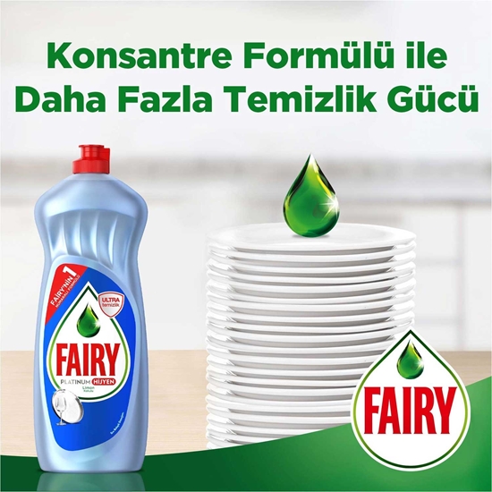 Picture of Fairy Liquid Dishwasher Detergent Platinum 1000 ml Lemon