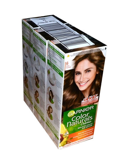 Garnier Color Naturals Saç Boyası no:6 Koyu Kumral,saç boyaları,kadın saç boyaları çeşitleri,kadın saç boyala fiyatları,saç boyaları ne kadar,kozmetik ürünleri,kadın bakım ürünleri,saç boyaları,boya çeşitleri,toptan satın al,toptan kozmetik,toptan mağazacılık,toptantr