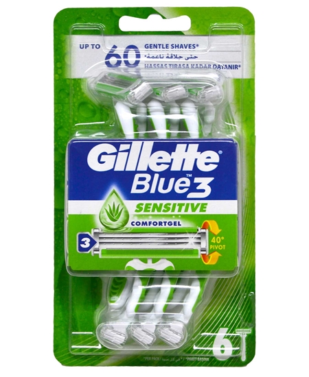 gillette, blue3, tıraş bıçağı, gillette tıraş bıçağı, gillette blue3 sensetive comfortgel, gillette blue3 comfort, blue 3, gillette blue 3, jilet