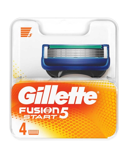 Picture of Gillette Fusion5 Start Refill Razor Blade 4's