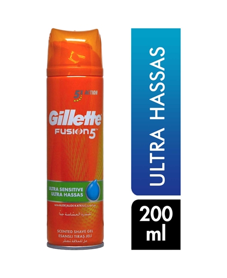 Picture of Gillette Fusion5 Ultra Sensitive Gel 200 ML