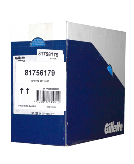 Picture of Gillette Sensor3 Refill Shaving Razor Blade 8+8