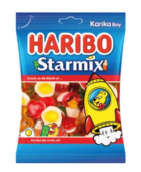 Picture of Haribo Jelly Bean 80 Gr Starmix