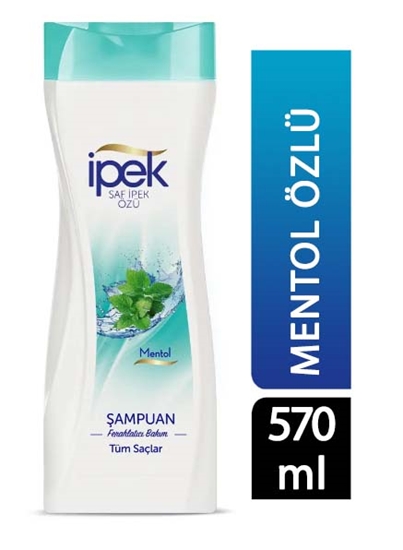 Picture of İpek Şampuan 570 ml Tüm Saçlar Mentol