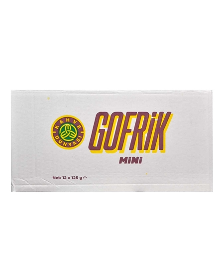 Picture of Kahve Dünyası Mini Gofrik Antep Fıstıklı Sütlü Çikolata Kaplamalı Gofret 125 g