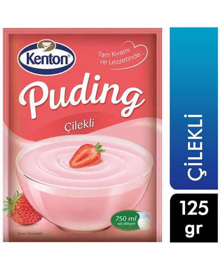 Picture of Kenton Puding 125 g X 24'lü Koli Çilekli