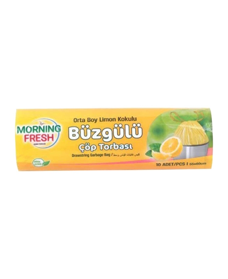 morning fresh, morning fresh büzgülü çöp poşeti, çöp poşeti, büzgülü çöp poşeti, kokulu çöp poşeti, limon kokulu çöp poşeti, orta boy çöp poşeti