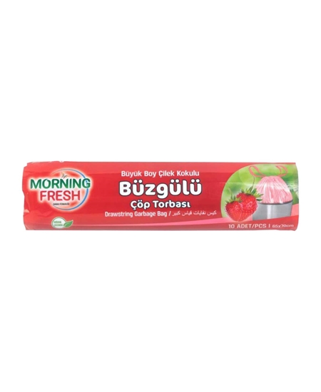 morning fresh, morning fresh büzgülü çöp poşeti, çöp poşeti, büzgülü çöp poşeti, kokulu çöp poşeti, çilek kokulu çöp poşeti, büyük boy çöp poşeti