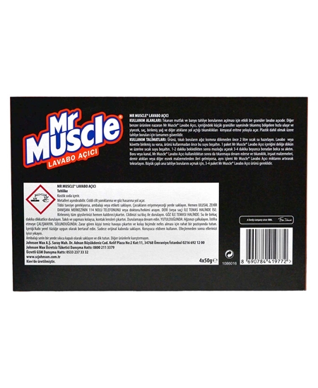 Picture of Mr. Muscle Granül Lavabo Açıcı 4 x 70 gr