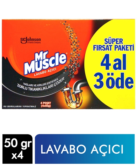 Picture of Mr. Muscle Granül Lavabo Açıcı 4 x 70 gr