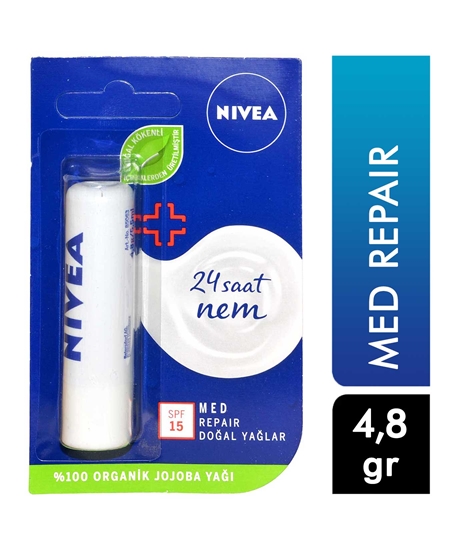 Picture of Nivea Lip Care Cream 5,5 ml Med Repair Moisturizer