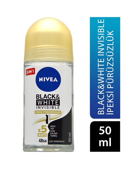 Picture of Nivea Roll On Women 50 ml Invisible Black & White Silky Smoothness