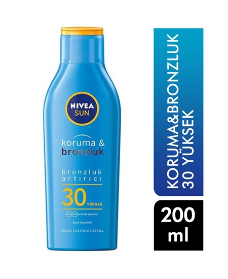 Picture of Nivea Sun Sun Milk 200 ml Protection & Bronze 30+ SPF