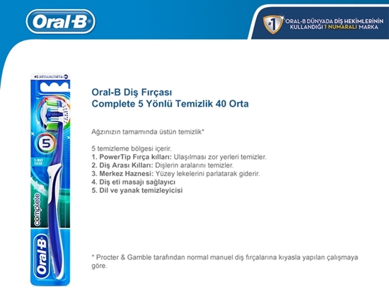 Picture of P-Oral-B Advantage Complete 5 Way Clean Hediyeli Diş Fırçası Medium