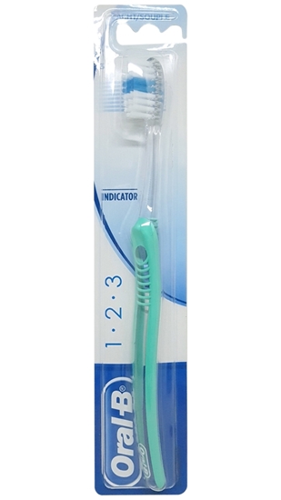 Picture of Oral B Tootbrush 1-2-3 Indicator - Soft