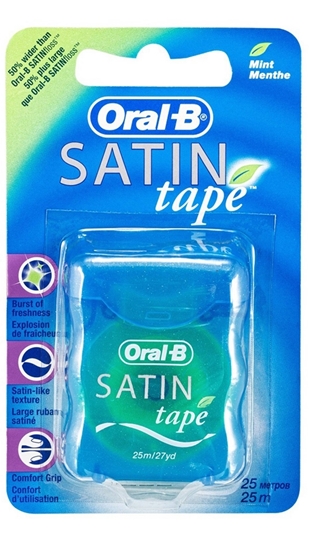 Picture of Oral B Floss 25 M Satin Tape - Mint