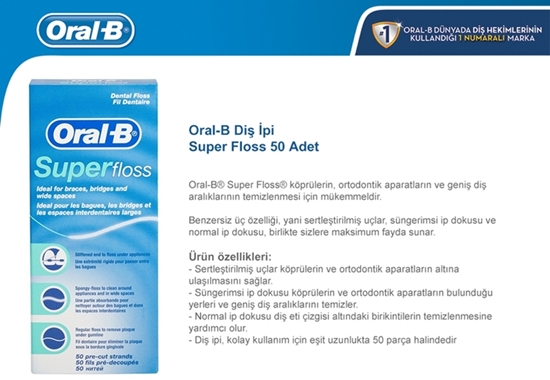 Picture of Oral B Diş İpi 50 Adet Super Floss