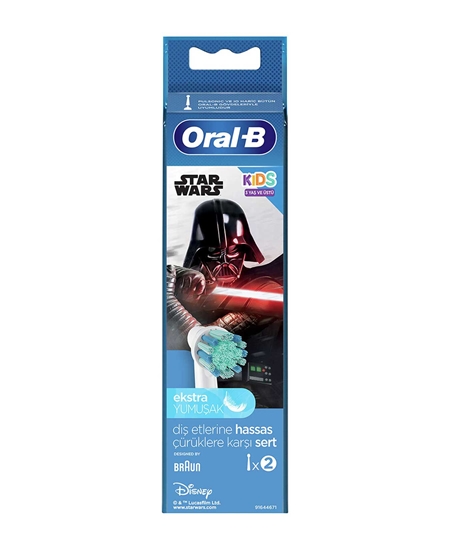 Picture of Oral-B Şarjlı Diş Fırçası Yedek Başlık 2'li Starwars