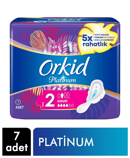 Picture of Orkid Sanitary Pads Platinum 7's Long