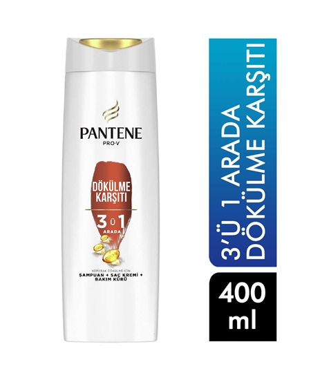 Picture of Pantene Shampoo 400 ml Anti-Hair Loss 3in1 