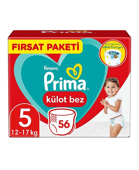 Picture of Prima Külot Bebek Bezi Junior Fırsat Paketi No:5 56'lı