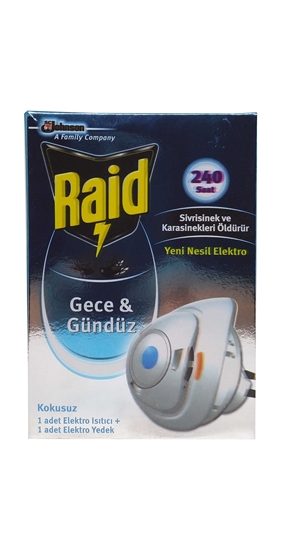 raid, raid sinek kovucu, raid sineksavar, raid elektrikli sinek kovucu makine