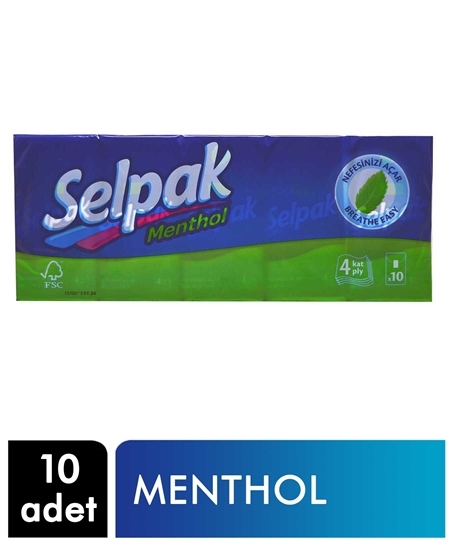 Picture of Selpak Mentollü Mendil 10'lu Paket