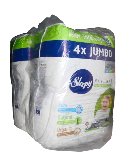 Picture of Sleepy Baby Diapers 104 Pieces Natural Ultra Sensitive 4+ Maxi Plus 9-16 kg