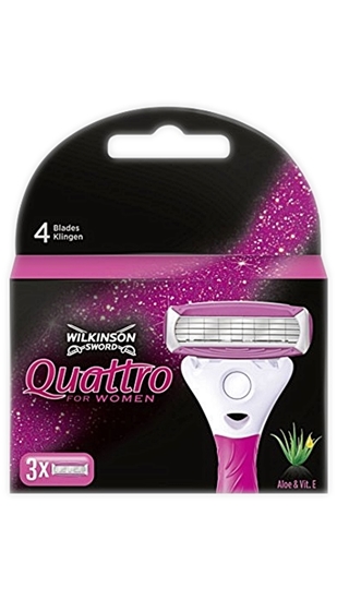 Picture of Wilkinson Sword Quattro  For Women Refill Razor Blade 3's