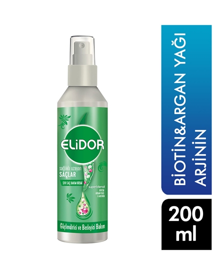 Picture of Elidor Sıvı Bakım Kremi 200 ml  Superblend Sağlıklı Uzayan Saçlar Biotin Argan Yağı Arjinin