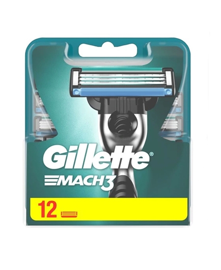Picture of Gillette Mach3 Refill Razor Blade 12 Pack