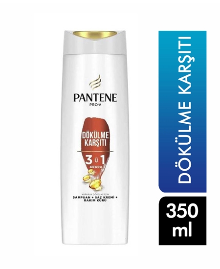 Picture of Pantene Şampuan 350 ml 3 in 1 Dökülme Karşıtı