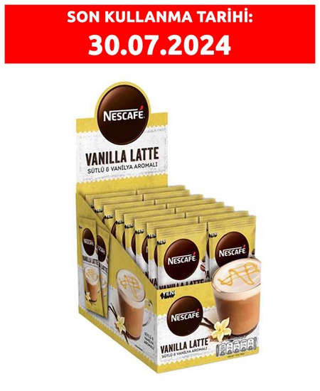 Picture of Nescafe Latte Vanilla Flavored 14.5 gr 24 Pack