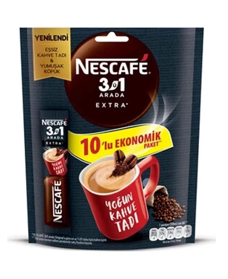 Picture of Nescafe 3 in 1 16.5 gr 10's Pack Extra
